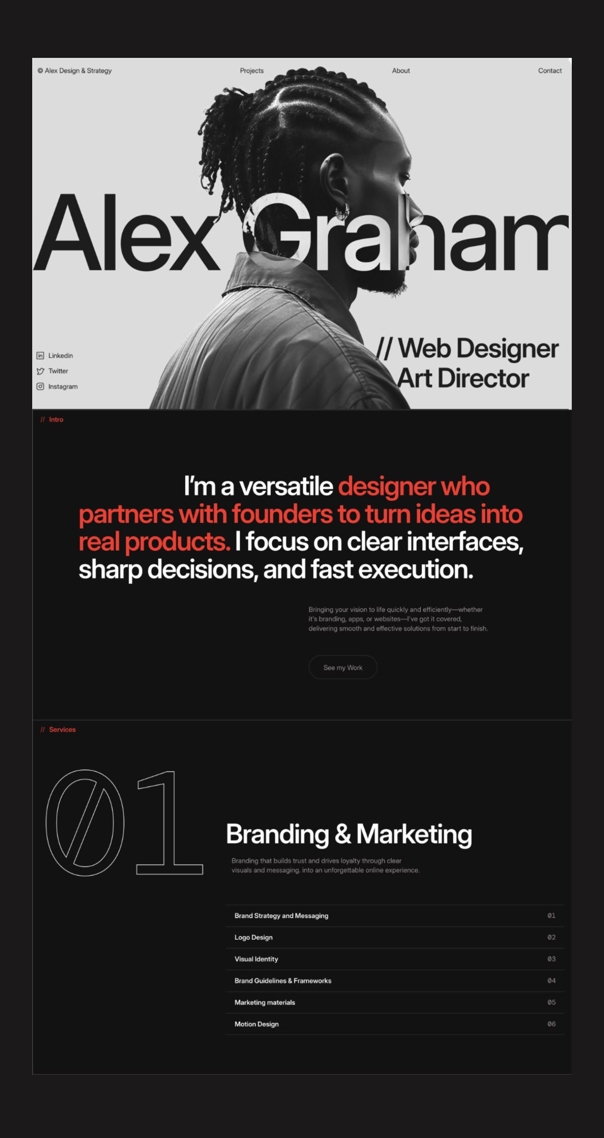 Creative & Design website